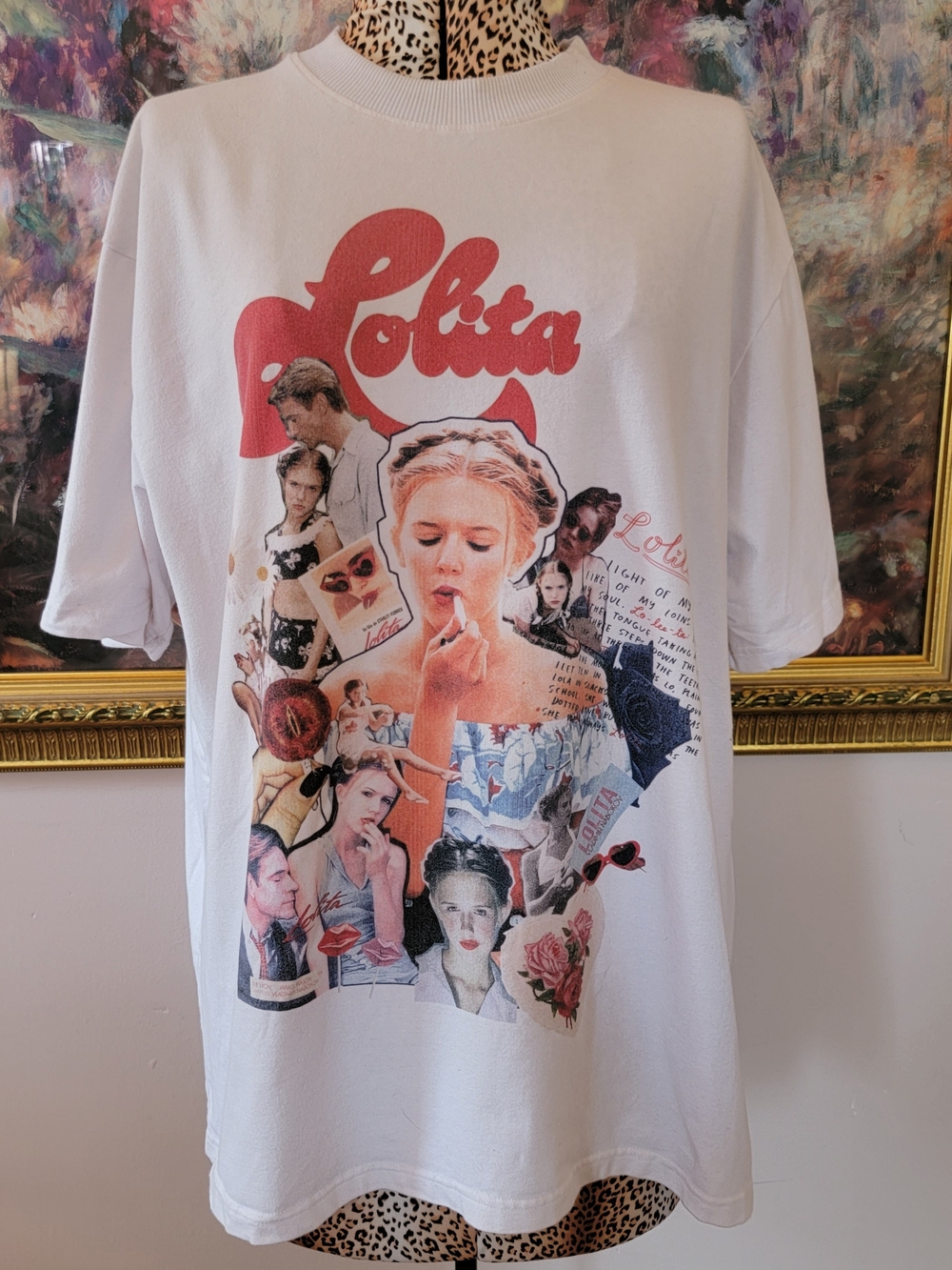 Rare White 'Lolita' Graphic Tee